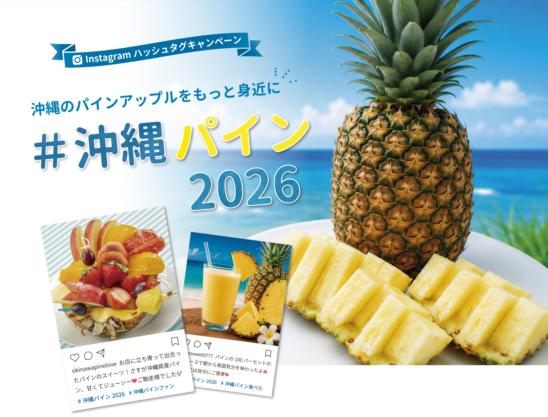 沖縄産パイン SNSキャンペーン
