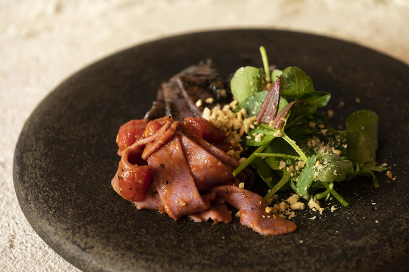 おうちでかんたんフレンチ「紅芋のヌイユ」